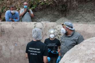 Фото: Pompeii - Parco Archeologico (Facebook) В Помпеях археологи раскопали древнюю гробницу с полумумифицированным телом. Фото