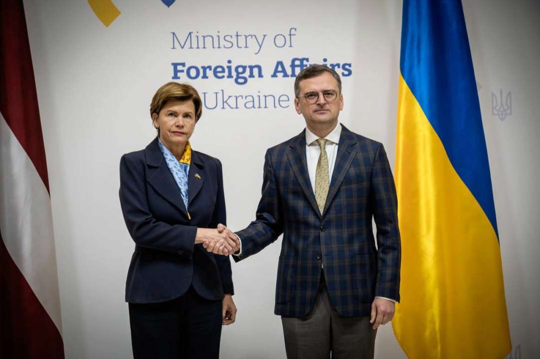 Фото: ТГ-канал МЗС України 🇺🇦 Україна та Латвія спільними зусиллями нарощують виробництво дронів