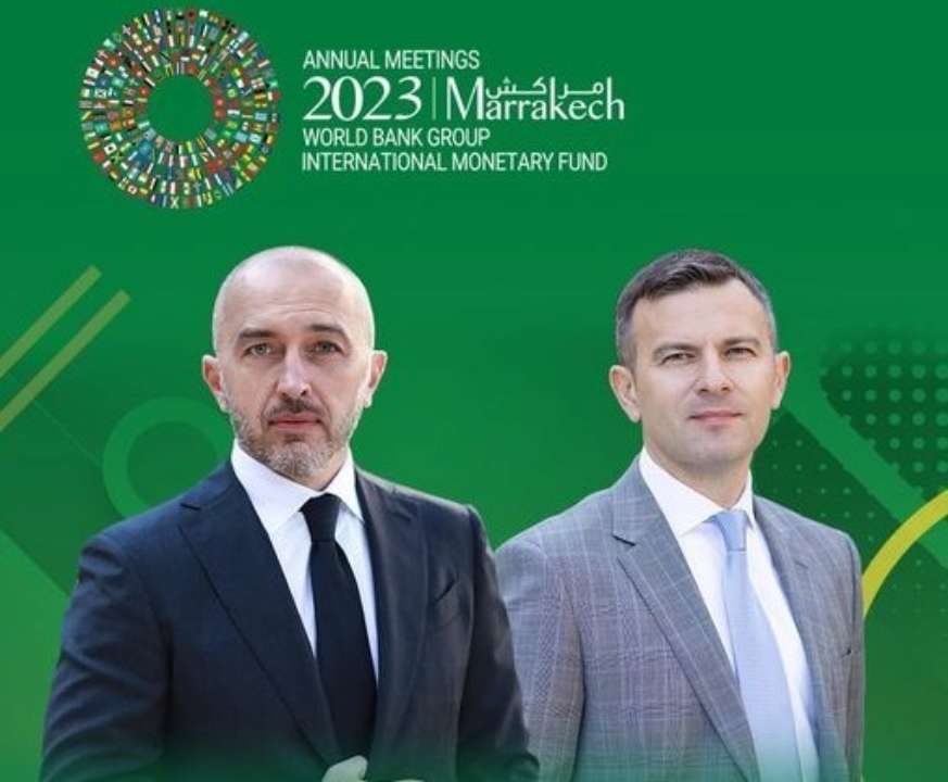 Главы Минфина и Нацбанка принимают участие в собрании МВФ и ВБ/Фото: NationalBankOfUkraine Главы Минфина и Нацбанка принимают участие в собрании МВФ и Всемирного банка в Марокко