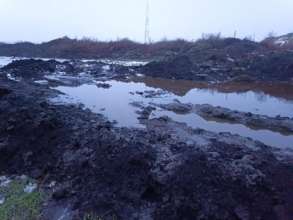 Сморід і витік відходів від виробництва цукрового заводу у Глобиному/Фото: Філіп Пронін Пронін заявив про сморід і витік відходів: що сталося та які можуть бути наслідки