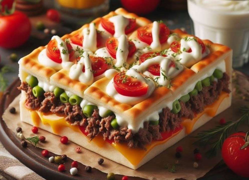 Закусочний тортик з лаваша