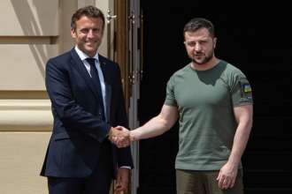 Макрон объявил о поставке первой серии самолетов "Мираж-2000"/Фото: Getty Images Макрон объявил о начале поставок Украине первой серии самолетов Mirage-2000