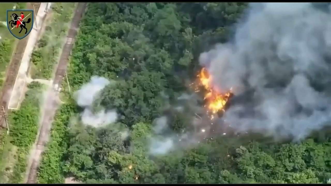 Успехи ВСУ на Таврическом направлении/Фото: скрин видео Работа ВСУ на Таврическом направлении: уничтожено и ранено почти три роты россиян