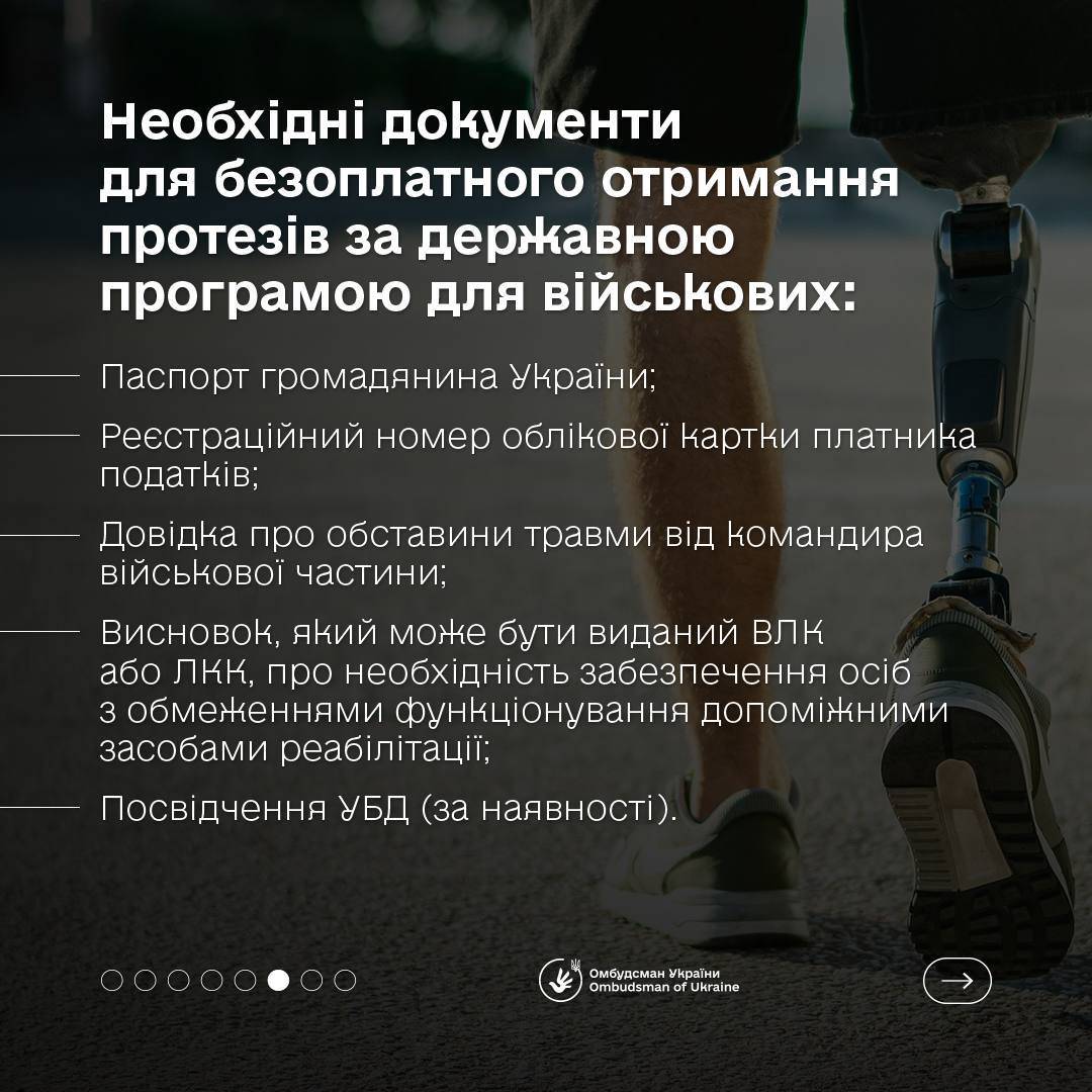 Инфографика Как военнослужащим получить бесплатное протезирование от государства. ИНФОГРАФИКА