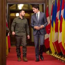 Фото з ТГ-каналу Zelenskiy / Official Зеленський говорив з Трюдо про підтримку України
