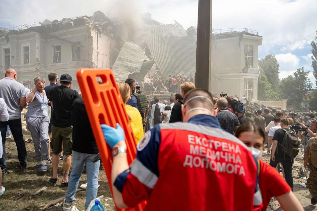 Ракетна атака по "Охматдиту" забрала життя 6 медиків / Фото: МОЗ Ракетна атака по "Охматдиту" забрала життя 6 медиків: РадБез ООН засудила росію
