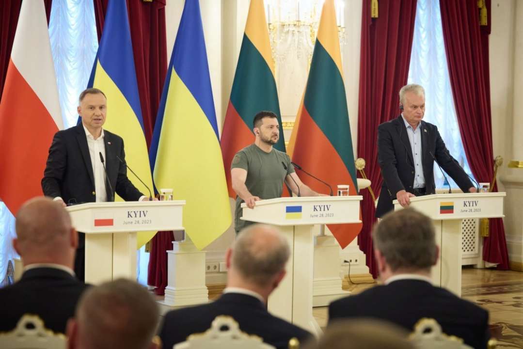 Зеленский встретился с президентами Польши и Литвы в Киеве/Фото: Офис президента