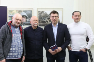 Про життя під час війни: у Києві презентували книгу Андрія Куркова "Щоденник агресії 2"/Фото: МКІП Про життя під час війни: у Києві презентували книгу Андрія Куркова "Щоденник агресії 2"
