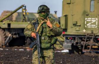 Загарбники створюють у Маріуполі дружини для патрулювання/Фото: facebook.com/mod.mil.rus Загарбники створюють у Маріуполі дружини для патрулювання