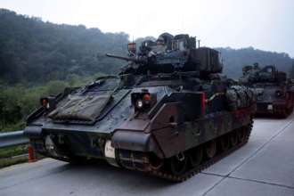 Маляр розповіла про переваги M2 Bradley на полі бою/Фото: Getty Images Маляр розповіла про переваги M2 Bradley на полі бою/Фото: Getty Images