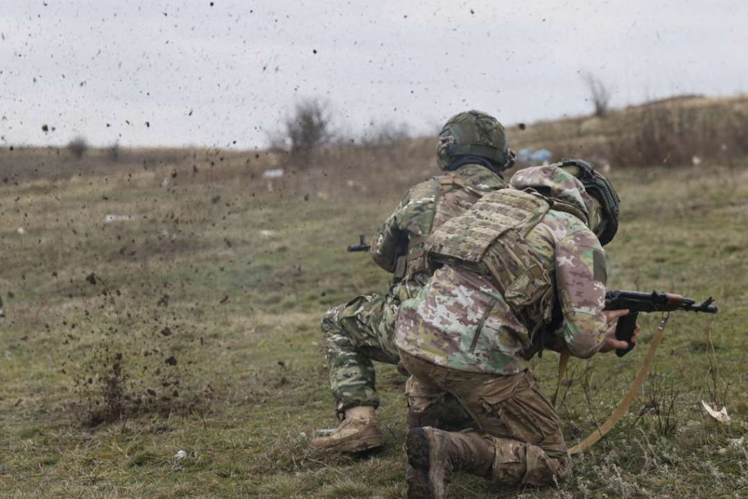 Потери врага на 4 декабря 2023 года/Фото: Global Images Ukraine/Getty Images Украинские военные во время тренировок