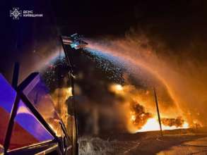 Наслідки атаки Київської області 27 лютого/Фото: ДСНС Наслідки атаки Київської області 27 лютого/Фото: ДСНС