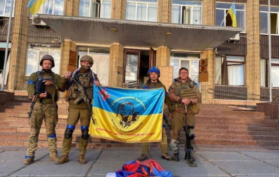 Куп'янськ звільнено/Фото: t.me/Tsaplienko Куп'янськ звільнено