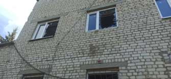 Обстріл Козачої Лопані/Фото: ДСНС Обстріл Козачої Лопані/Фото: ДСНС