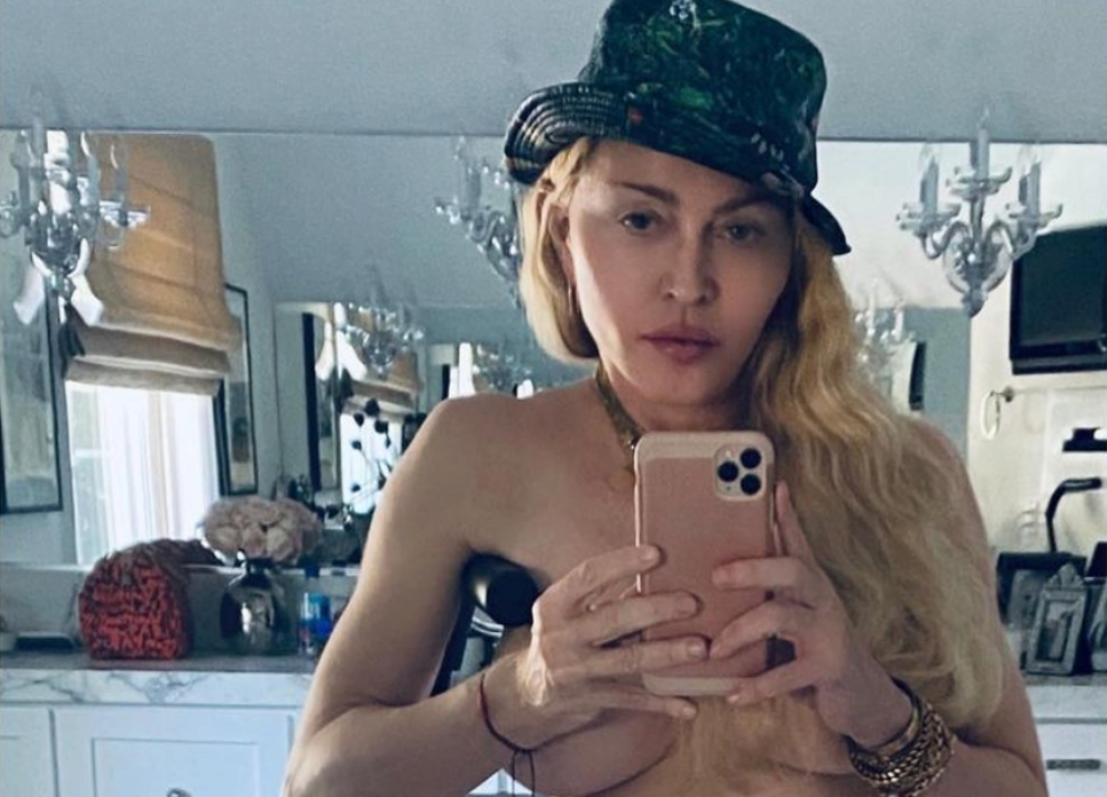 instagram.com/madonna 62-річна Мадонна засвітила бюст в шкіряному бюстгальтері