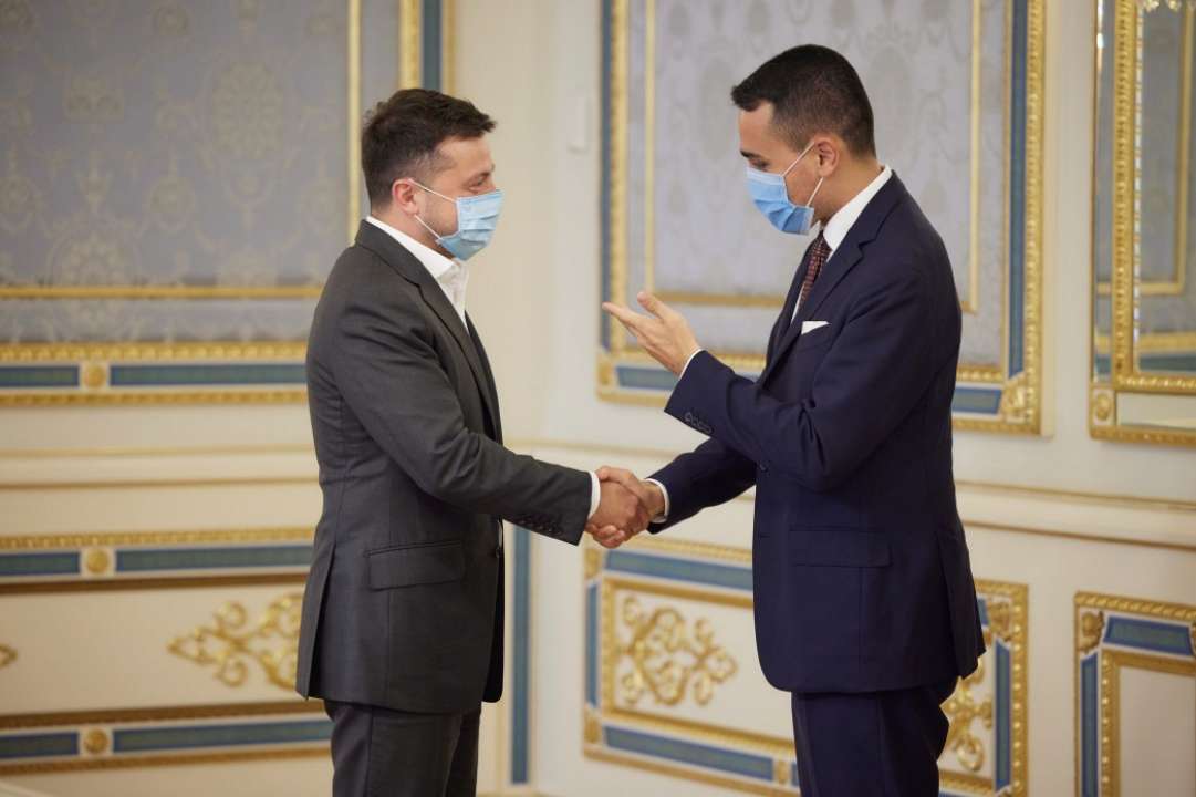 Фото: president.gov.ua Зеленський з главою МЗС Італії