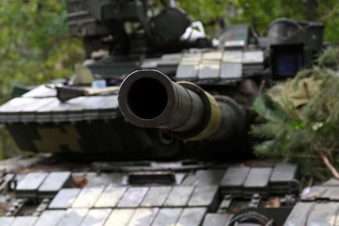 Дуло украинского танка