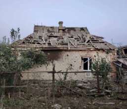 Окупанти обстріляли вночі Дніпро та Запоріжжя/Фото: Валентин Резніченко/Telegram Зруйнований російськими обстрілами будинок на Дніпропетровщині