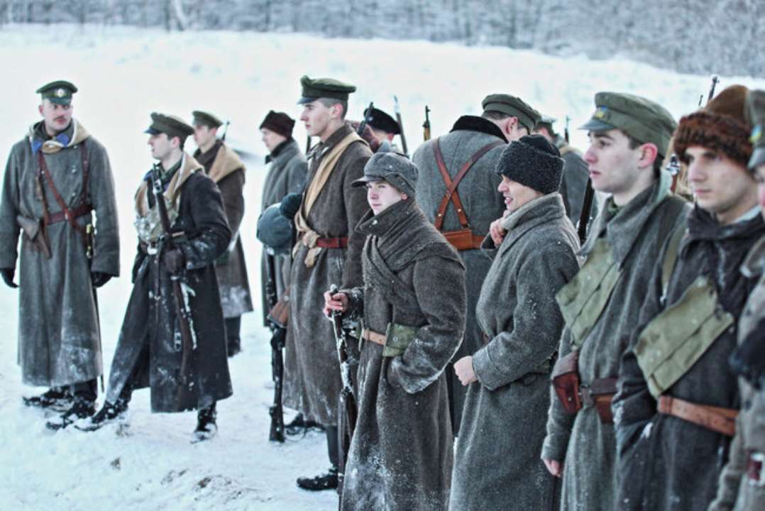 Герои фильма "Круты 1918"