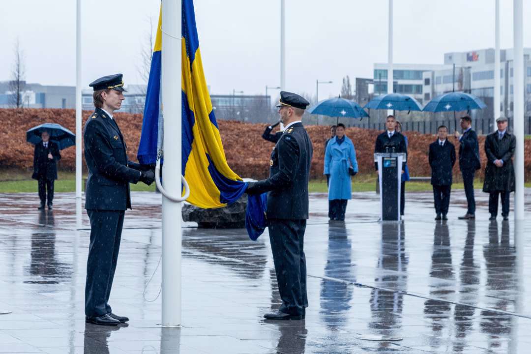 Прапор Швеції офіційно підняли у штаб-квартирі НАТО