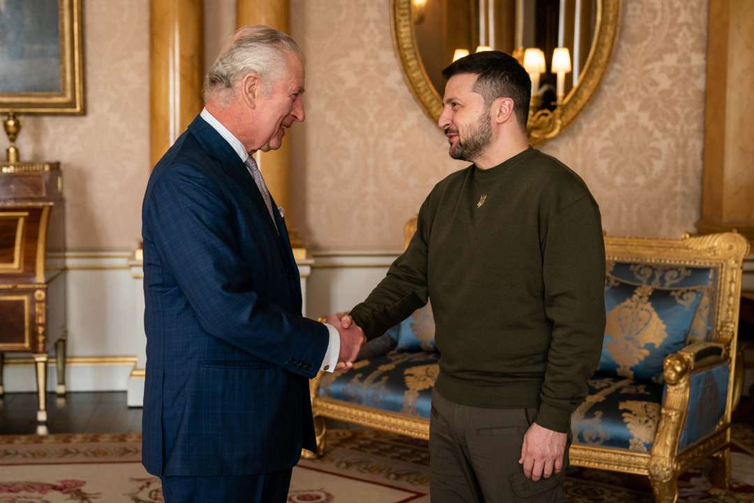 Зеленский впервые встретился с британским королем