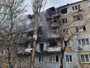 Фото: Facebook/Автор: Головне управління ДСНС України у Миколаївській області Обстріл