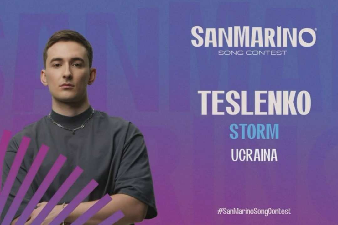 Український співак TESLENKO вийшов у фінал нацвідбору Сан-Марино на Євробачення-2025 / Фото: Una Voce per San Marino Український співак вийшов до фіналу нацвідбору Сан-Марино на Євробачення-2025