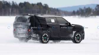 Фото: Motor1 З’явилося шпигунське відео з тестувань нового "квадратного" Hyundai Santa Fe