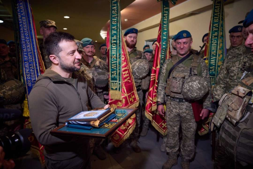 Зеленський оголосив про створення Корпусу морської піхоти/Фото: Володимир Зеленський Зеленський оголосив про створення Корпусу морської піхоти/Фото: Володимир Зеленський