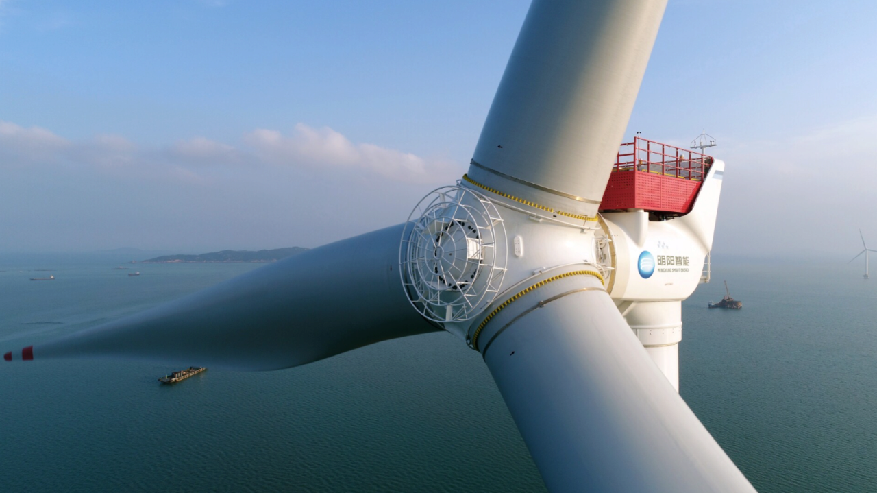 Китайці планують збудувати 22-мегаватну вітрову турбіну/Фото: MingYang Smart Energy Гігантська морська вітрова турбіна