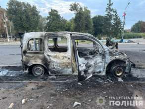 Наслідки атаки Сумської області/Фото: Нацполіція Наслідки атаки Сумської області/Фото: Нацполіція