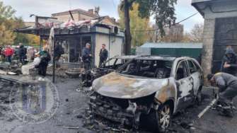 В Киеве зафиксировано падение обломков в Соломенском и Святошинском районах Киев, Харьков, Кривой Рог и другие города оказались под российской атакой: есть погибшие