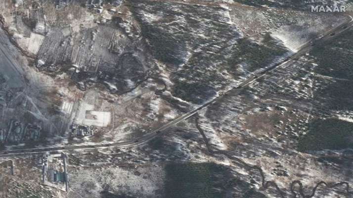Фото: Maxar Technologie Российские войска