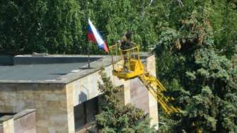 Російські війська зайняли Світлодарськ/Фото: фото з соцмереж рф