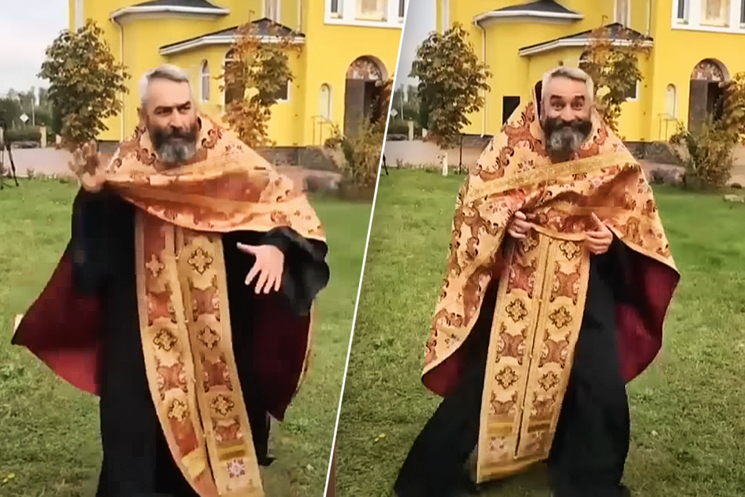 Танец мужчины в одежде священника взорвал Сеть / Фото: Коллаж МЕТА. youtube/@tsn Танец мужчины в одежде священника взорвал Сеть / Фото: Коллаж МЕТА. youtube/@tsn
