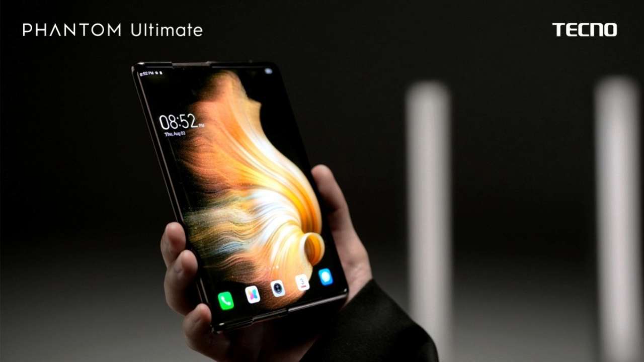 Tecno представила концепцию смартфона с раздвижным экраном Phantom Ultimate/Фото: Tecno Tecno Phantom Ultimate