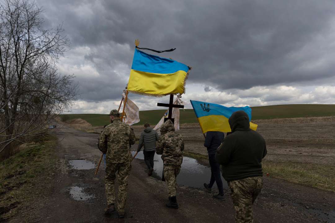 Україна повернула тіла 51-го загиблого Героя/Фото: Joe Raedle/Getty Images Україна повернула тіла 51-го загиблого Героя