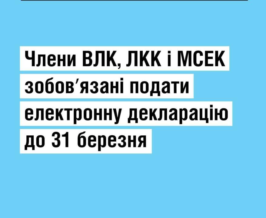 Члени ВЛК, ЛКК та МСЕК мають подати електронні декларації / Фото: МОЗ Члени ВЛК, ЛКК та МСЕК мають подати електронні декларації