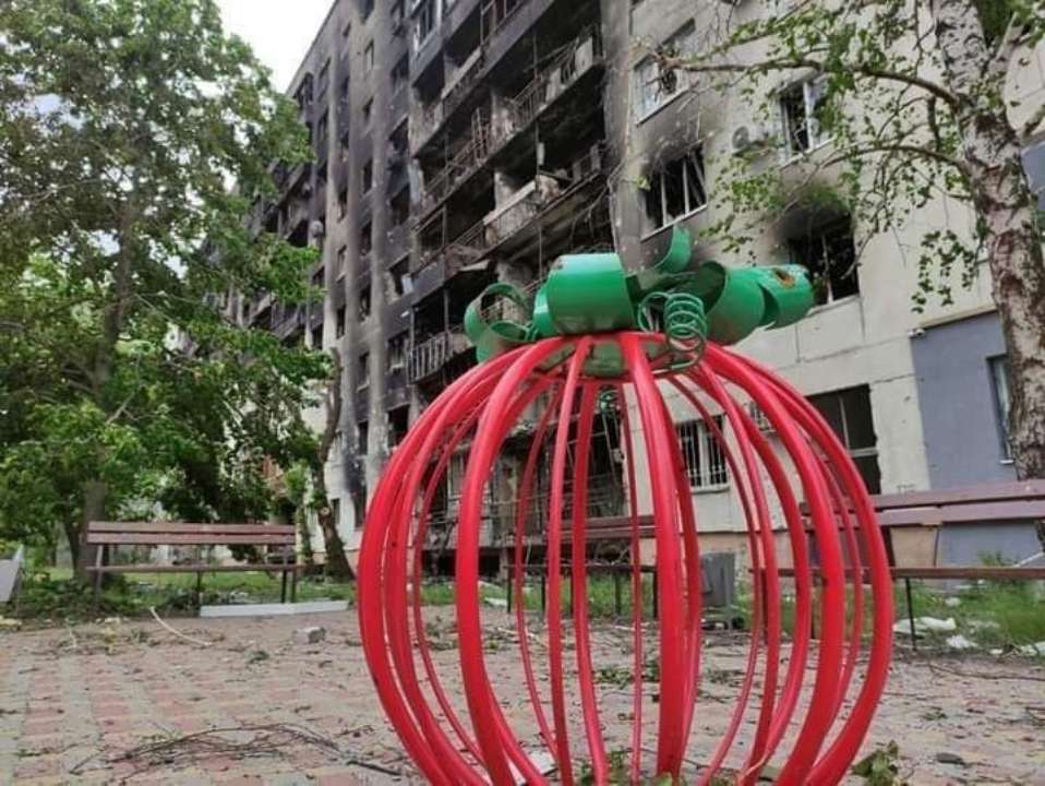 Окупанти по-звірячому обстріляли Луганську область/Фото: Сергій Гайдай for Telegram Результат обстрілів у Луганській області