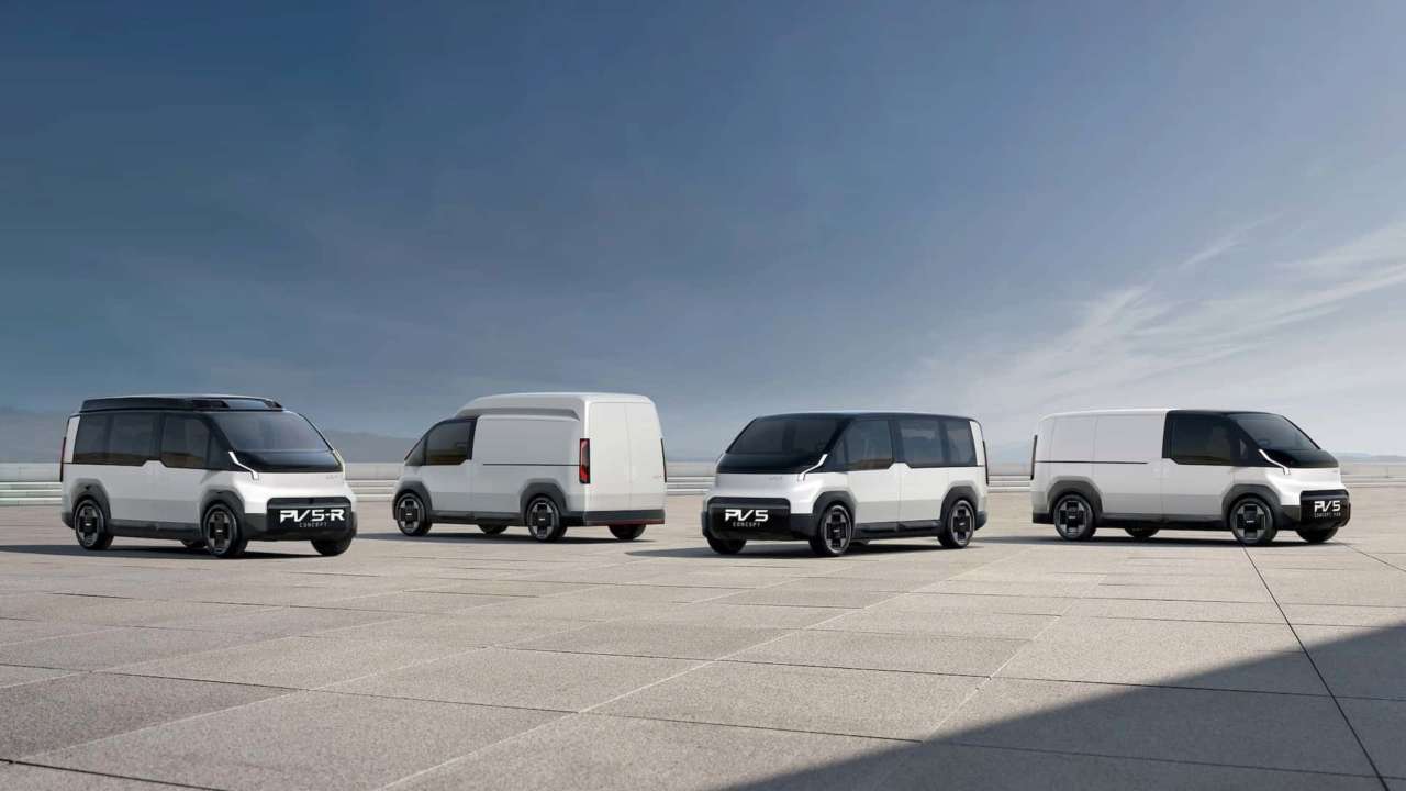 Kia анонсувала лінійку електричних фургонів/Фото: Kia Kia PBV
