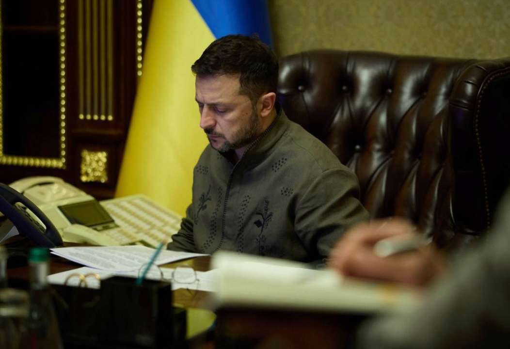 Зеленський провів телефонну розмову з Шольцем. Фото: Телеграм Президента Зеленський