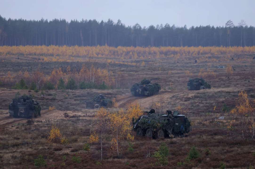 Навчання НАТО розпочалися в Литві поблизу кордону з білоруссю/Фото: Getty Images