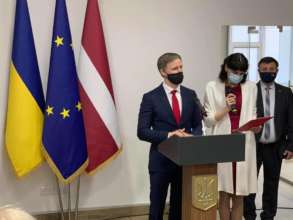 фото: facebook @EmbassyOfLatviaInUkraine На Донбассе открыли первое консульство европейской страны