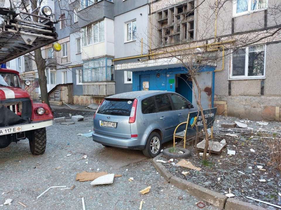 Взрыв в Кропивницом случился во время воздушной тревоги / Фото: t.me/kirovogradskaODA Взрыв