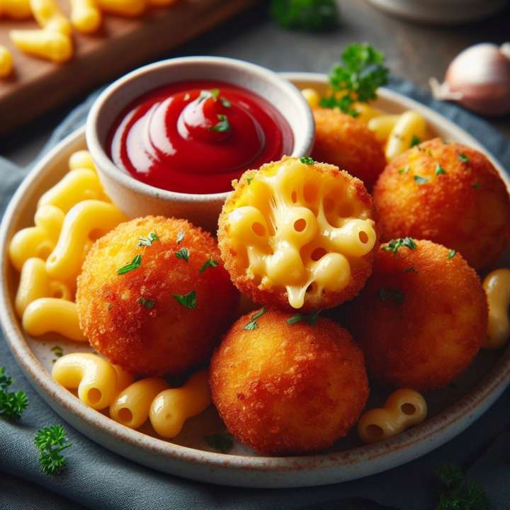 Рецепт неймовірних кульок з макаронами та сиром/Фото: Bing Смажені кульки з макаронами та сиром
