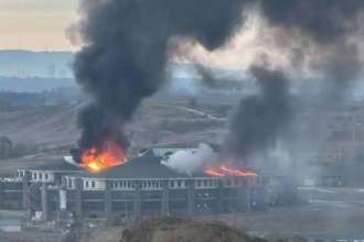 "Невідомий" безпілотник атакував університет спецназу в Чечні "Невідомий" безпілотник атакував університет спецназу в Чечні