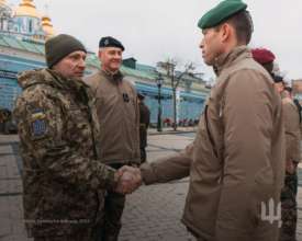 Фото: Сухопутні війська ЗС України/facebook В Украину прибыла делегация ВС Франции во главе с командующим Сухопутных войск генералом Шиллем