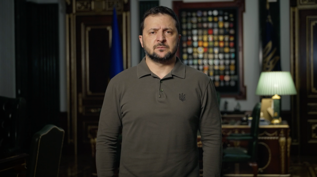 Вечернее обращение президента Украины/Фото: Офис президента Зеленский назвал приоритет номер один в войне на сегодня