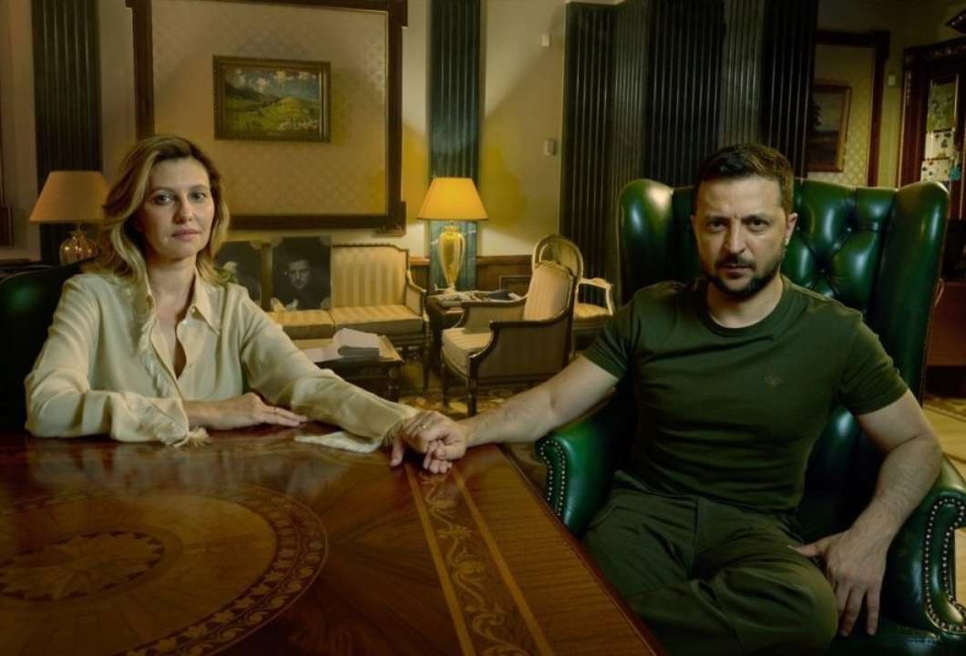 В американському Vogue з'явилися фото першої леді та президента України/Фото: Vogue