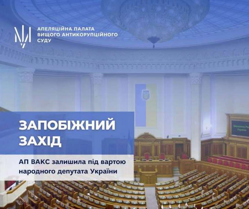 Фото: Апеляційна палата Вищого антикорупційного суду/facebook Нардепа Бондаря оставили под стражей — решение АП ВАКС